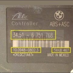 Bomba Hidraulica Abs+Asc Bmw E46-Z3 34.516751767 34516751767 34516751768