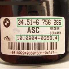 Modulo Abs Bmw 320 Td Ref 5wk8499 / 34.516756286 34.51-6756286 34.51-6756288