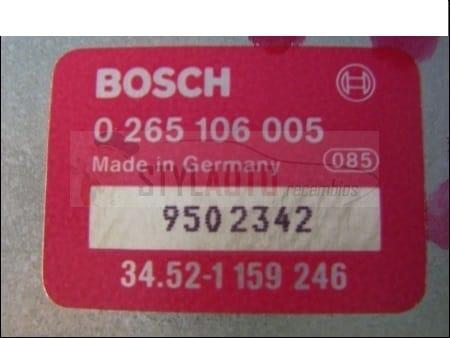 Centralita Bmw E32 Bosch 34521159246 34521157673 0265106005 (Alb)