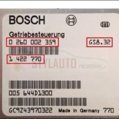 Centralita Caja De Cambios Bmw 525-E39 Bosch 0260002359 0 260 002 359 1422770