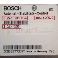 Centralita Abs Bmw E39 Bmw E39 0265109016 0 265 109 016 1164132