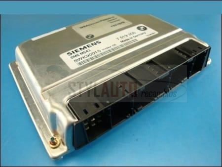 Centralita De Motor Bmw E46 Gasolina Siemens 5wk90015 5wk 90015 Dme Ms4 7519308