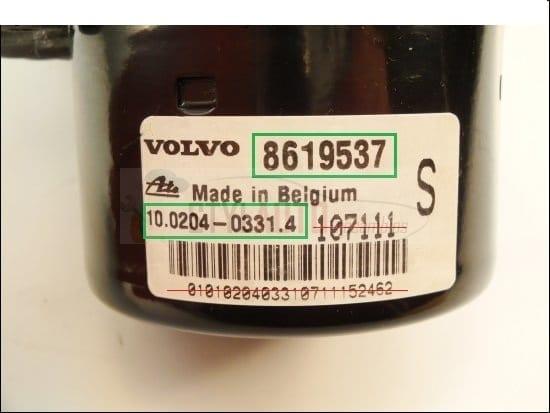 Modulo Hidráulico Abs Volvo C70 8619537 10020403314 8619538