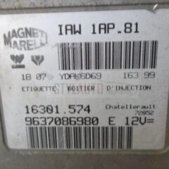 Centralita Inyección Ecu Peugeot 206 Iaw1ap.81 Iaw1ap81
