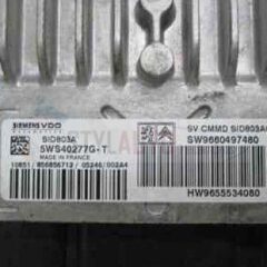 Centralita Motor Citroën C4 Hdi 5ws40277g-T 5ws40277gt 9660497480 Sid803a