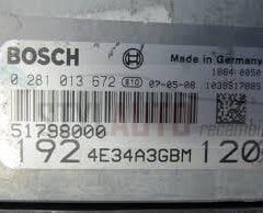 Centralita Motor Ecu Fiat Stilo Jtd 0281013672 0 281 013 672 51798000