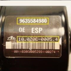 Bomba Hidráulica Abs Citroën C5 Hdi Ate 9635584980 96 355 849 80