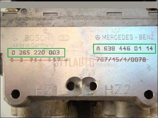 bomba abs mercedes vito Mercedes-Benz A 638-446-01-14 Bosch 0-265-220-003 0-273-004-089