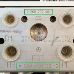 MODULO DE ABS MERCEDES CLASE E Mercedes-Benz A 004-431-09-12 Bosch 0-265-202-461