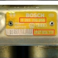 MODULO ABS AUDI QUATTRO Bosch 0265200055 Audi / VW 857614111