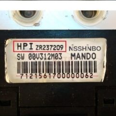 MODULO ABS HYUNDAI GALLOPER HPI ZR237209 SW 00V312M04 X2T32273M Mitsubishi Hyundai Galloper