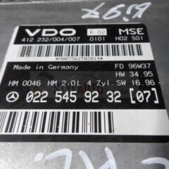 Centralita del motor / Mercedes-Benz W202 K04 MSE FD97W17 HW 36.96 SW 31.96 0225459232 022 545 92 32 (07)