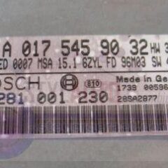 centralita mercedes W210 E300D A0175459032, 0175459032, A 017 545 90 32, BOSCH 0281001230, 0 281 001 230
