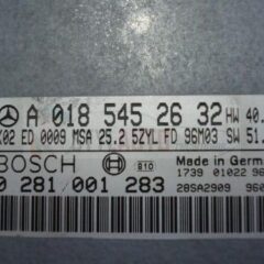 centralita mercedes MERCEDES E290 TDI 1996-99 BOSCH 0 281 001 283 0281001283 018 545 26 32 0185452632