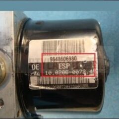 bomba abs citroen c5 v6 9648606980 Ate 10020600724 10096011283