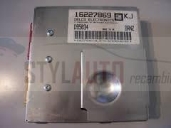 CENTRALITA MOTOR OPEL ASTRA F 16227869 BRNZ KJ