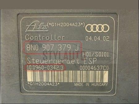 modulo abs audi tt Audi 8N0614517H 8N0907379J Ate 10.0206-0035.4 10.0960-0342.3