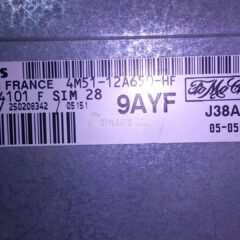 centralita de motor ford focus s118934101f 4m51-12a650-hf 4m5112a650hf sim28 9ayf