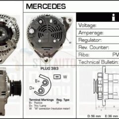 ALTERNADOR MERCEDES SPRINTER CLASE E CLK 0101540802 0123320041 CA1209IR