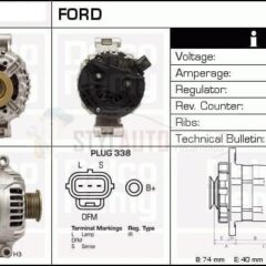 ALTERNADOR NUEVO FORD TRANSIT TOURNEO 2.0 0124415016 0124415030