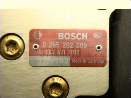 ABS MERCEDES SL 500 W129 0265202005 0 265 202 005