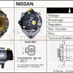 alternador nuevo nissan serena vanette 0986044290 - 9120335000 - 9120335001 23100-09709 - 23100-9c600 - 23100-D9709