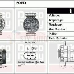 alternador ford transit tdci land rover defender td5 0121615003 - 0986047920