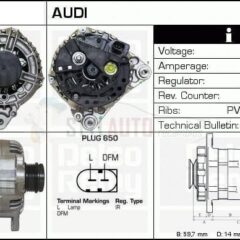ALTERNADOR NUEVO VW AUDI SEAT TDI 0124515026 - 0124515083 - 0986041870 - 0986042830