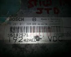 CENTRALITA ECU EDC15C7 GRUPPO ALFA FIAT 0281011398 55187571 1039s02357