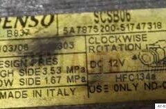 compresor de aire acondionado fiat panda 51747318 fiat