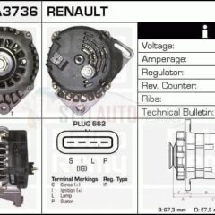 alternador renault 10480214 10480215 3493214 770087258 ca1253ir