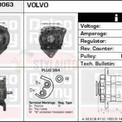 alternador volvo caterpillar 0120469032 2871c202