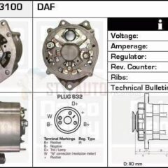 Alternador Daf F, Ford, 0120469527, 0120469562, 0120469761