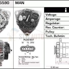 Alternador Man 0124655009
