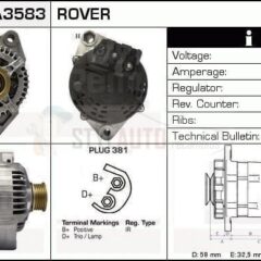 Alternador Rover, 0986044621, 63321238, 63341238, CA1318IR, YLE101520