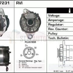 Alternador Renault, 5010306537, A2TA8191