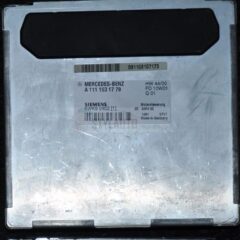 centralita de motor MERCEDES W203 C180 C200 SIEMENS 5WK90402 (1), 5WK9 0402 (1), A1111531779, A 111 153 17 79, 1111531779