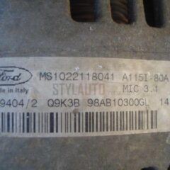 alternador ford focus Ford Focus MS1022118041 A115I-80A MIC 3.1 Q9K3B 98AB10300GL