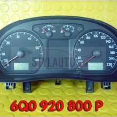 CUADRO DE RELOJES VW POLO VW Polo 9N SW01. 10 C008. 01 V03 V14 6Q0920800P 6Q0 920 800P 6QO920800P 6QO 920 800P