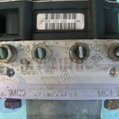 BOMBA ABS RENAULT CLIO 0265231333 + 8200229137. ECU PART NUMBERS: 0265800335