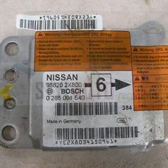 centralita de airbags nissan terrano Nissan Terrano 988202X8006 98820 2X800 6 988202X800 6 BOSCH 0 285 001 640 0285001640