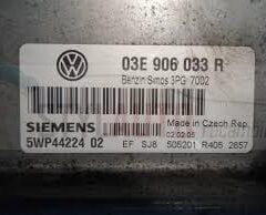 centralita VW Polo 1.2, 5WP44224 02, 03E906033R, 03E 906 033 R,SIMOS 3PG
