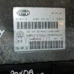 centralita FIAT PANDA 169, IAW 4AF.S2, IAW4AFS2, 61601.407.00, 6160140700, 51798638