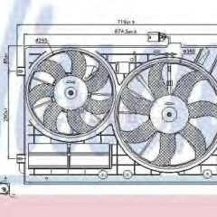 electroventiladores vw seat audi 2.0 tdi 1.9 tdi 85644 nissens