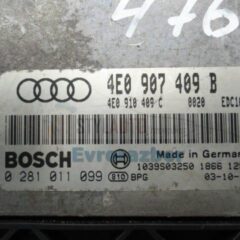centralita motor AUDI A8 4.0 TDI 4E0907409B, 4E0 907 409 B, 4E0910409C, 4E0 910 409 C BOSCH 0281011099, 0 281 011 099