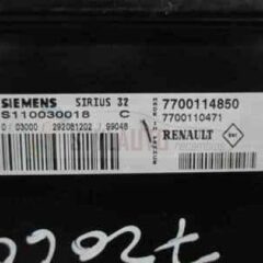 CENTRALITA DE MOTOR RENAULT MEGANE SIEMENS S110030018 C, S110030018C, 7700114850, 7700110471