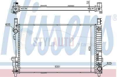 radiador de agua mercedes clase a 160cdi 169 500 00 03 - 169 500 04 03 - 169 500 04 04