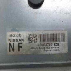 centralita motor nissan qashqai 2.0 mec93-370 mec93370