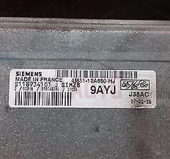 CENTRALITA DE MOTOR FORD FIESTA 1.6 SIEMENS S118934101 J, S118934101J, FoMoCo 4M51-12A650-HJ, 4M5112A650HJ, 9AYJ, SIM2