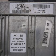CENTRALITA PEUGEOT 1007 21585350-4A HW 9649433980 SW 9658738480 ECUDIAG3414